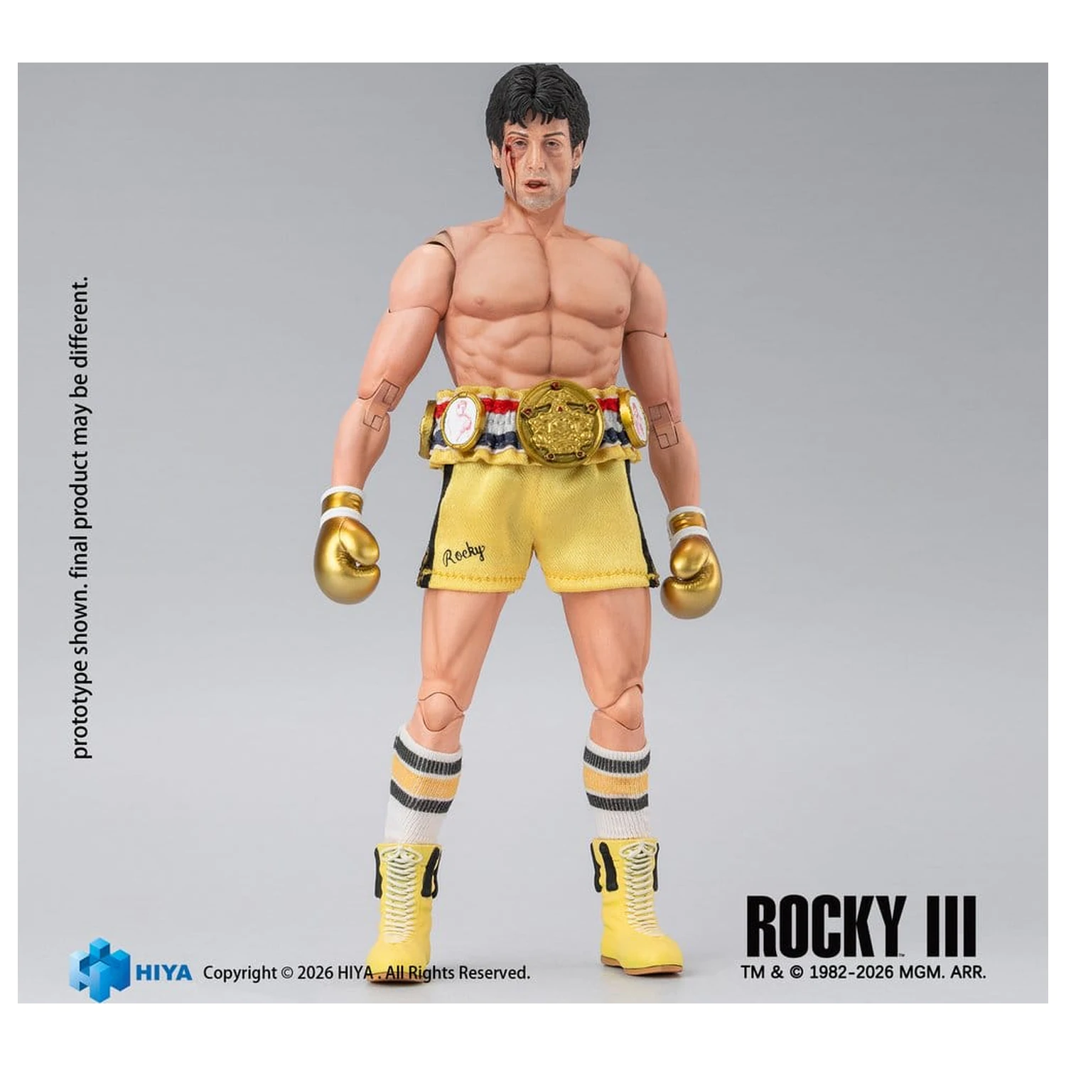 Rocky III Exquisite Super 1/12 Rocky Boxer Version akciófigura 16 cm termékfotó