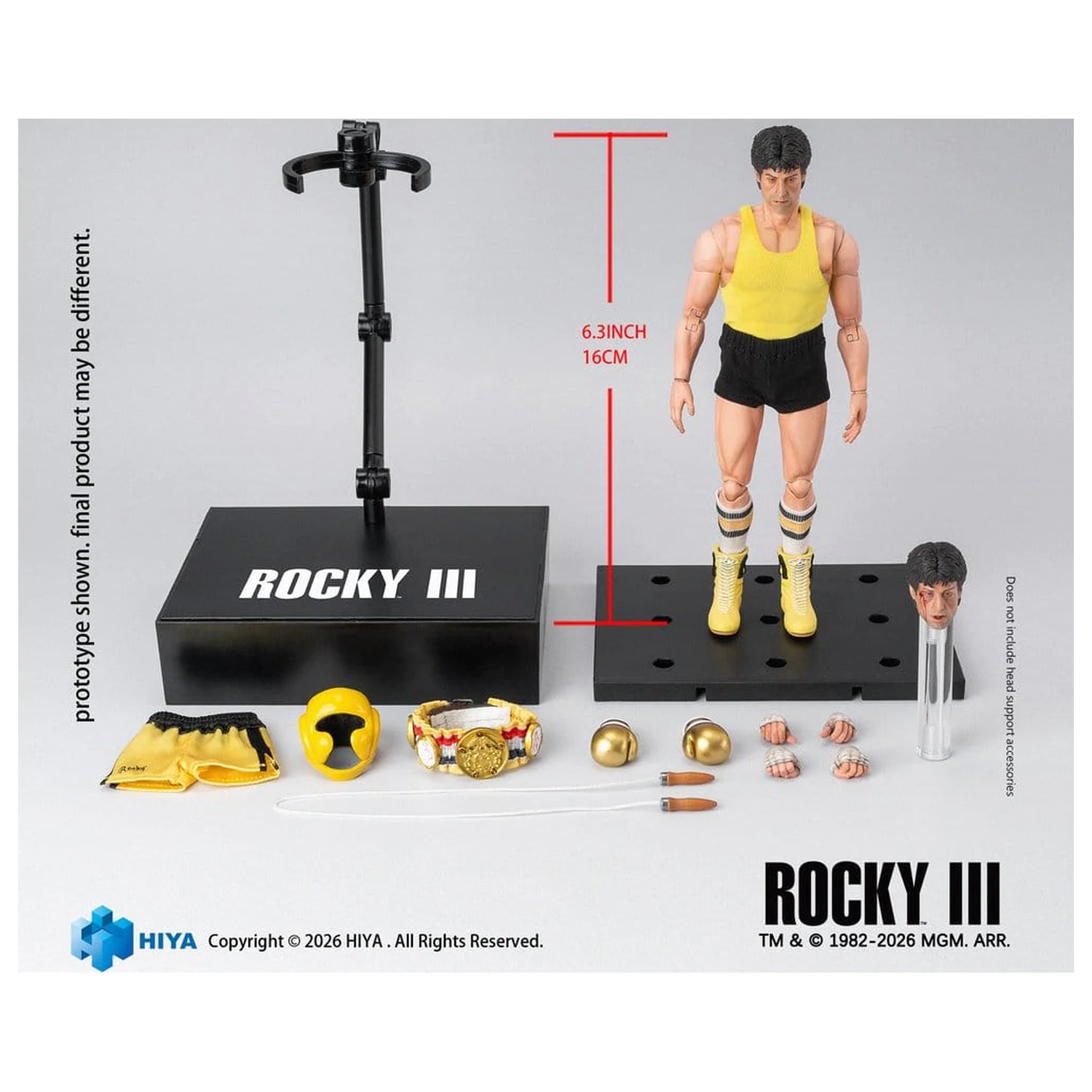 Rocky III Exquisite Super 1/12 Rocky Boxer Version akciófigura 16 cm termékfotó