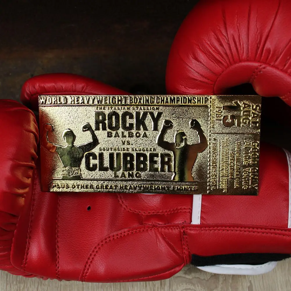 Rocky III World Heavyweight Boxing Championship Ticket replika (gold tányérd) termékfotó