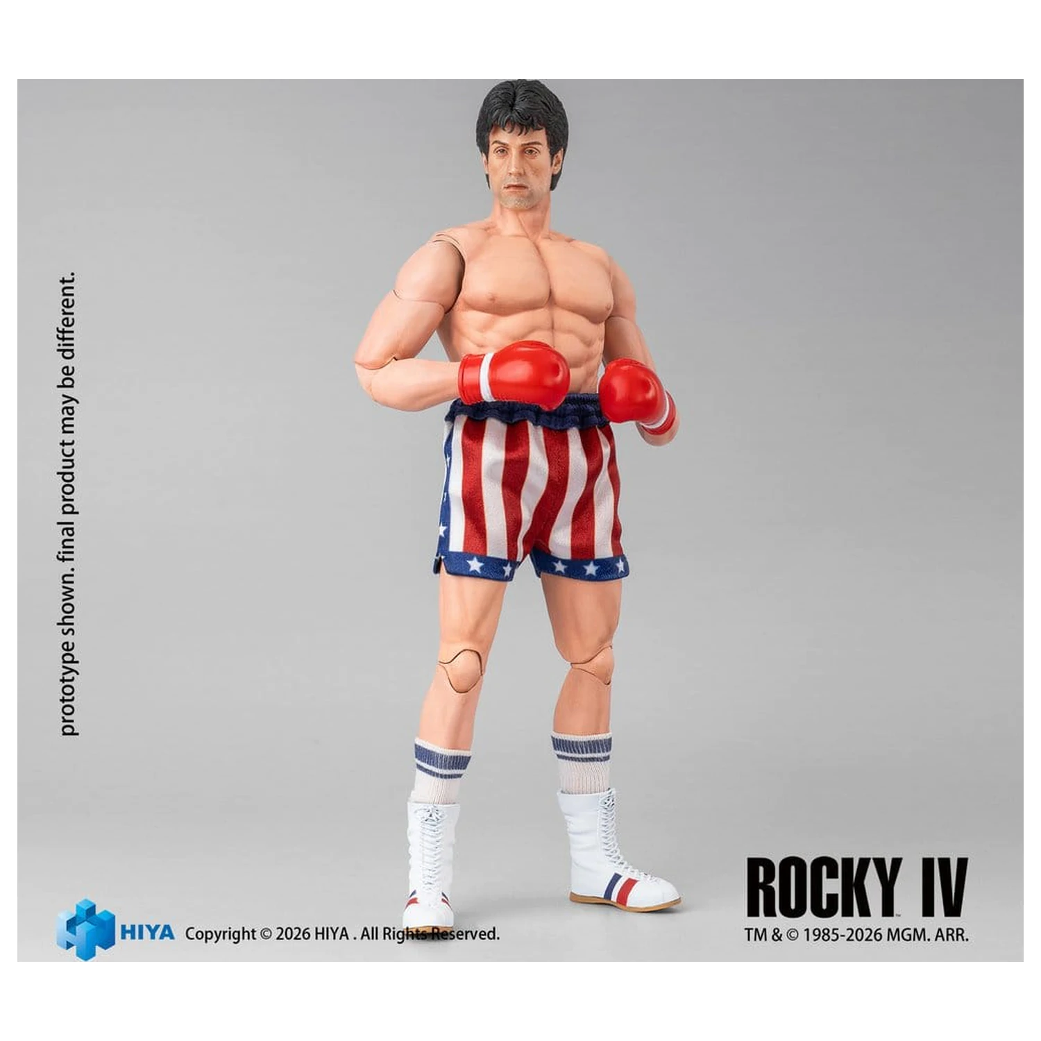 Rocky IV Exquisite Super Series akciófigura 1/12 Rocky Boxer Version 16 cm termékfotó