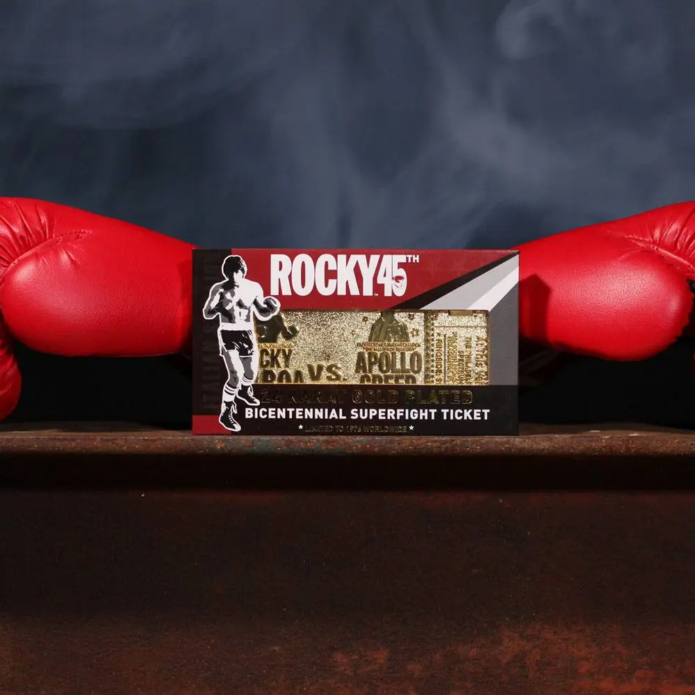 Rocky replika 45th Anniversary Bicentennial Superfight Ticket (aranyozott) termékfotó