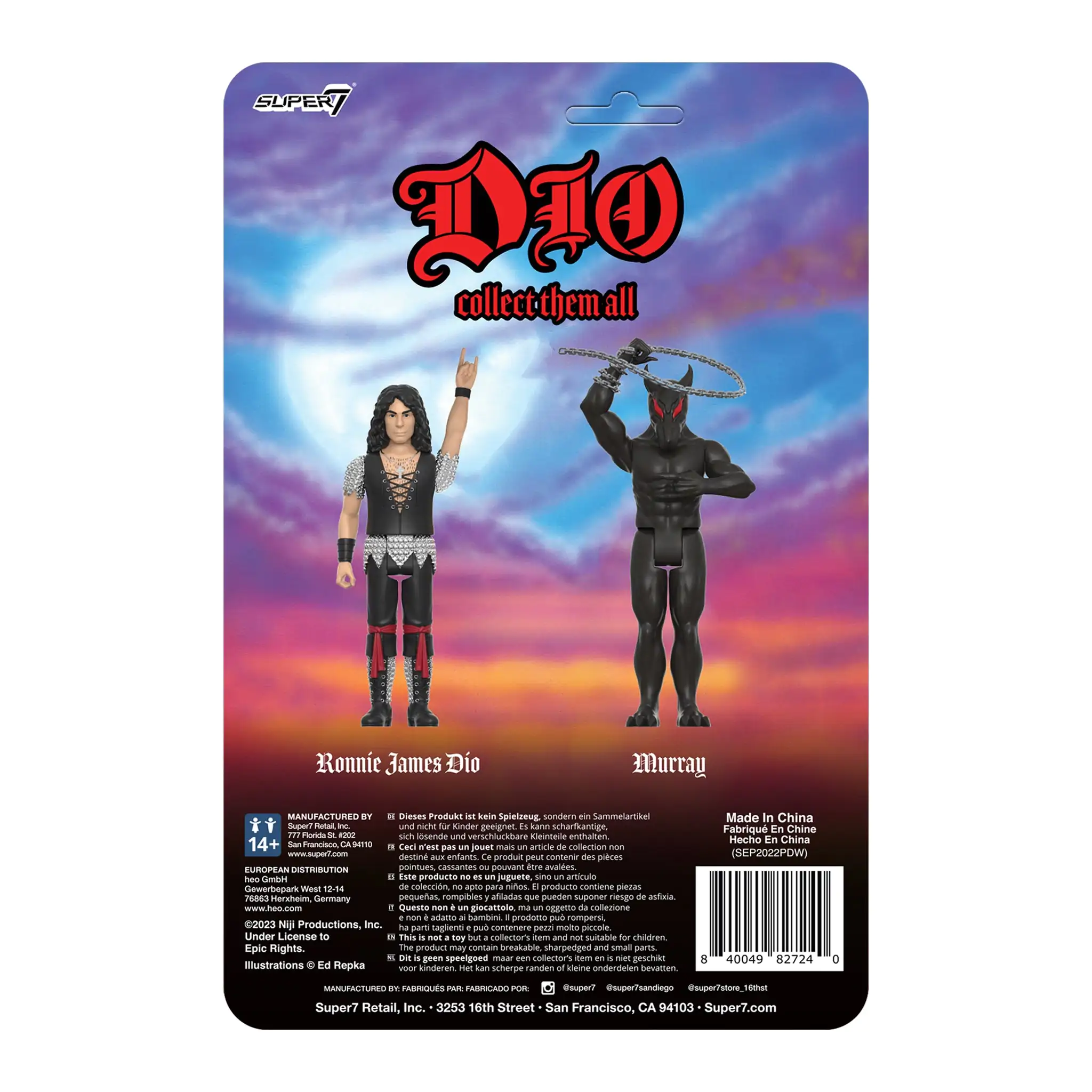 Ronnie James Dio ReAction Ronnie James akciófigura 10 cm termékfotó