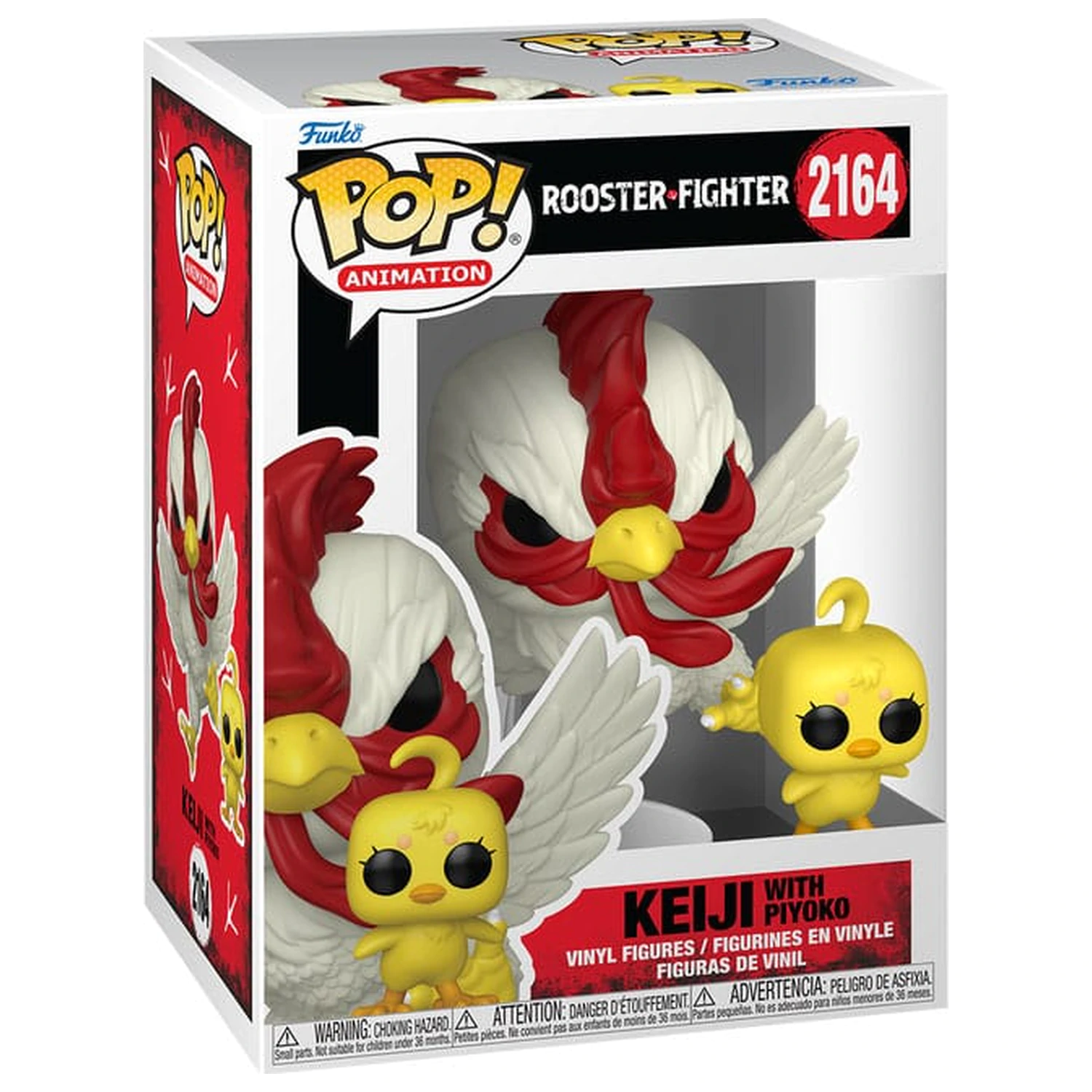 Rooster Fighter Funko POP!&Buddy Vinyl figura Keiji & Piyoko 9 cm termékfotó