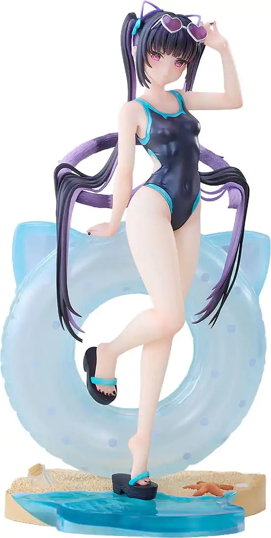 Rosuuri Original Character 1/7 Cheshire Cat Mika: Swimsuit Ver. PVC szobor figura 25 cm termékfotó