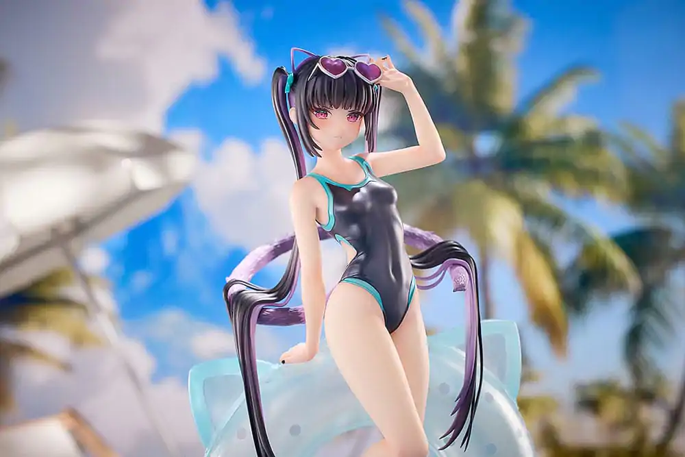 Rosuuri Original Character 1/7 Cheshire Cat Mika: Swimsuit Ver. PVC szobor figura 25 cm termékfotó