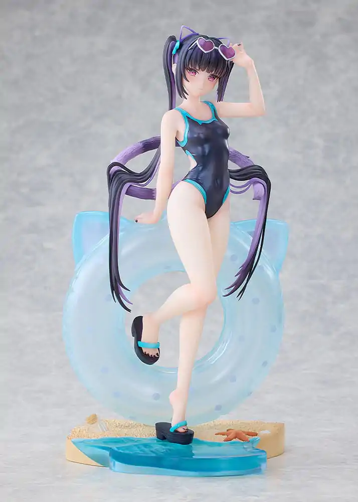 Rosuuri Original Character 1/7 Cheshire Cat Mika: Swimsuit Ver. PVC szobor figura 25 cm termékfotó