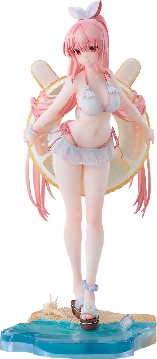 Rosuuri Original Character 1/7 White Rabbit Rosu: Swimsuit Ver. PVC szobor figura 25 cm termékfotó