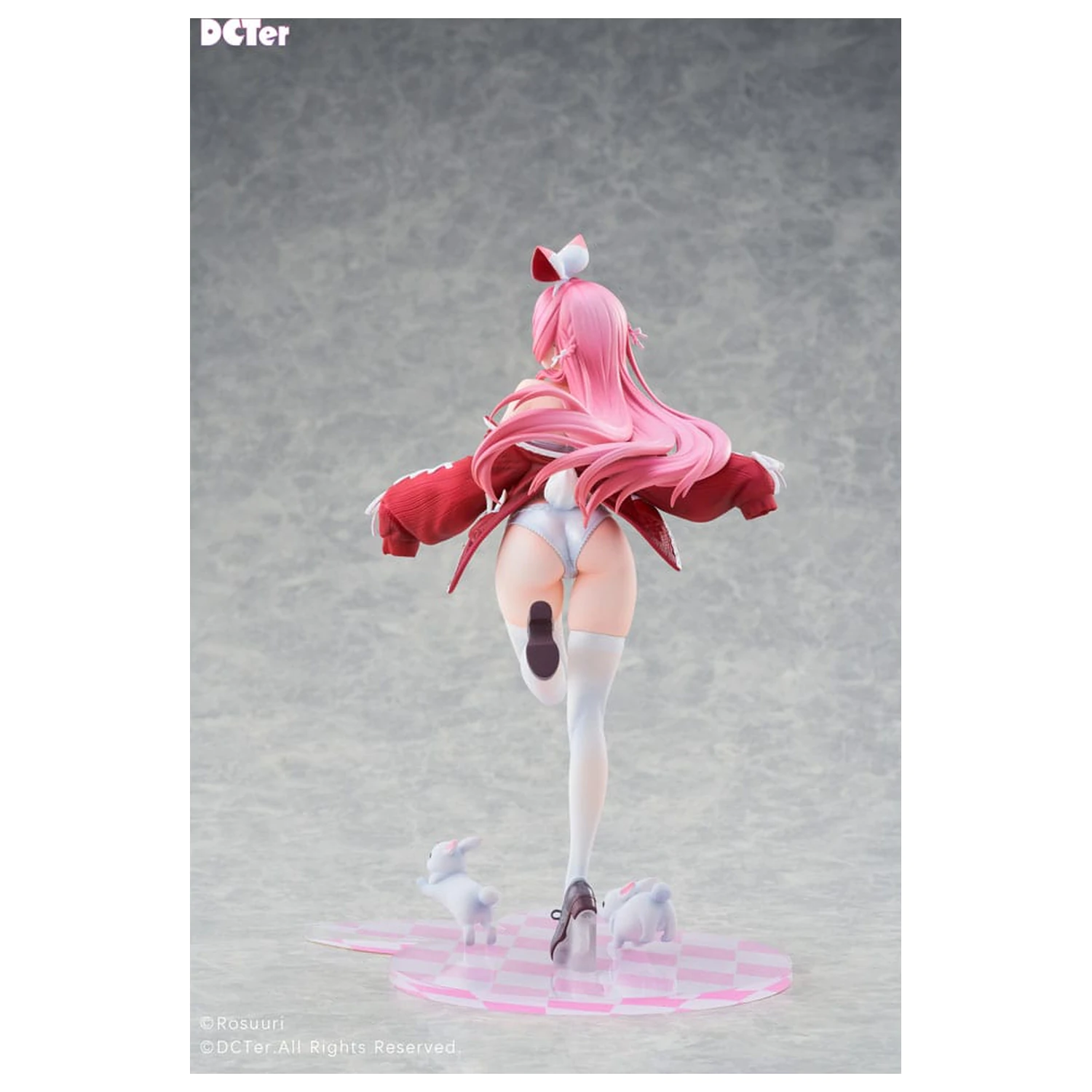 Rosuuri Original Character 1/7 White Rabbit Rosu Swimsuit Ver. PVC szobor figura 25 cm termékfotó