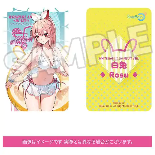 Rosuuri Original Character 1/7 White Rabbit Rosu: Swimsuit Ver. PVC szobor figura 25 cm termékfotó
