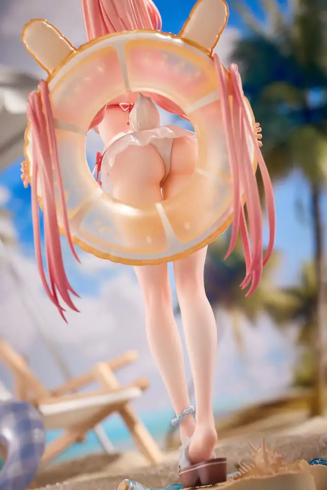 Rosuuri Original Character 1/7 White Rabbit Rosu: Swimsuit Ver. PVC szobor figura 25 cm termékfotó