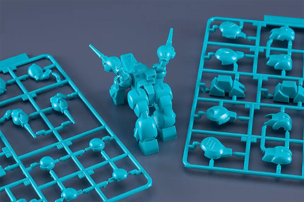 Round Vernian Vifam PLAMAX MF-82 minimum factory Neofam &amp; Dizzo: Another Color Ver. Műanyag modell készlet 8 cm termékfotó