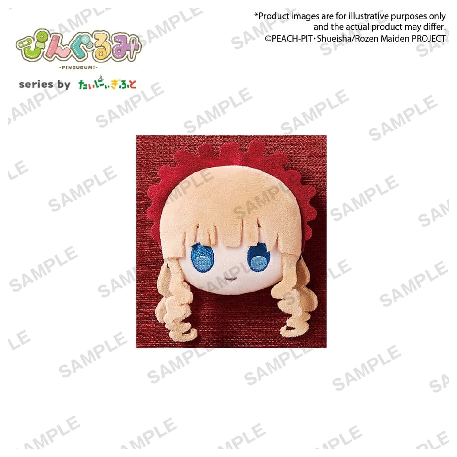Rozen Maiden Pingurumi Pin Vol.1 Shinku plüss kitűző 8 cm termékfotó