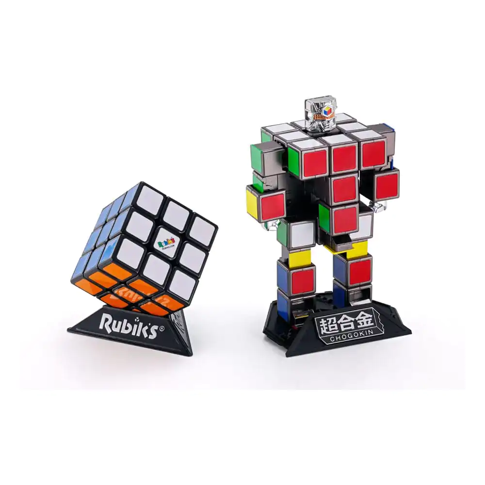 Rubik´s Cube Soul of Chogokin Diecast Action Figure Rubik´s Cube Robo 15 cm termékfotó