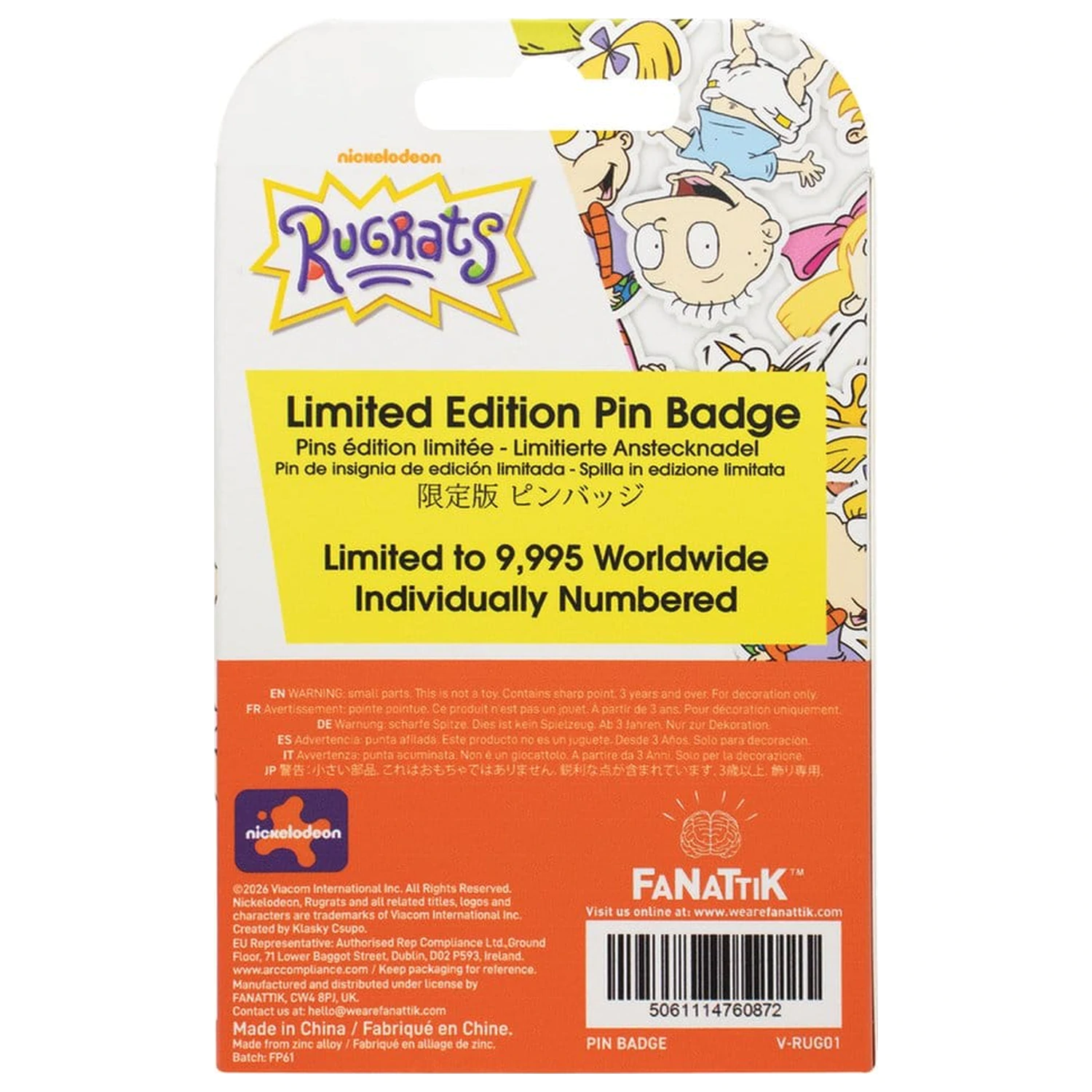 Rugrats kitűző Limitált kiadás 35th Anniversary termékfotó