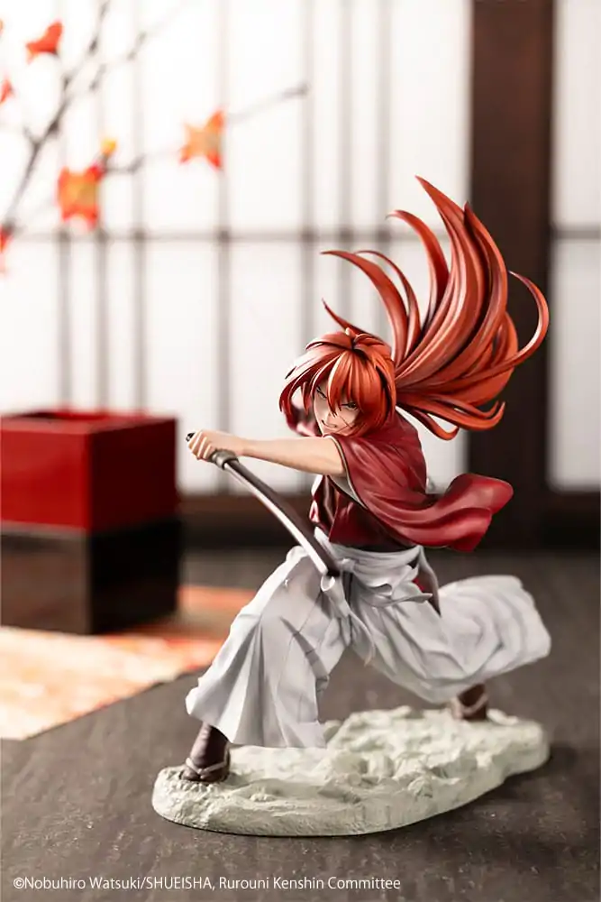 Rurouni Kenshin ARTFXJ 1/8 Kenshin Himura szobor figura 20 cm termékfotó