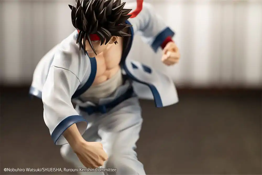 Rurouni Kenshin ARTFXJ 1/8 Sanosuke Sagara szobor figura 18 cm termékfotó