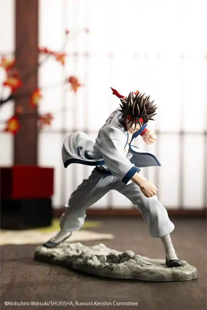 Rurouni Kenshin ARTFXJ 1/8 Sanosuke Sagara szobor figura 18 cm termékfotó