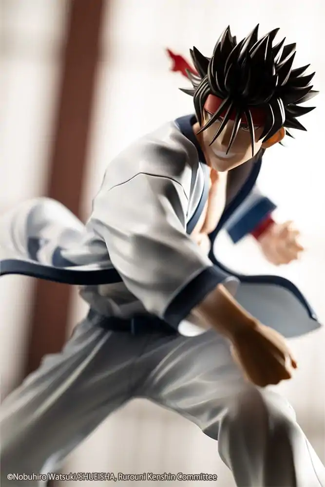 Rurouni Kenshin ARTFXJ 1/8 Sanosuke Sagara szobor figura 18 cm termékfotó