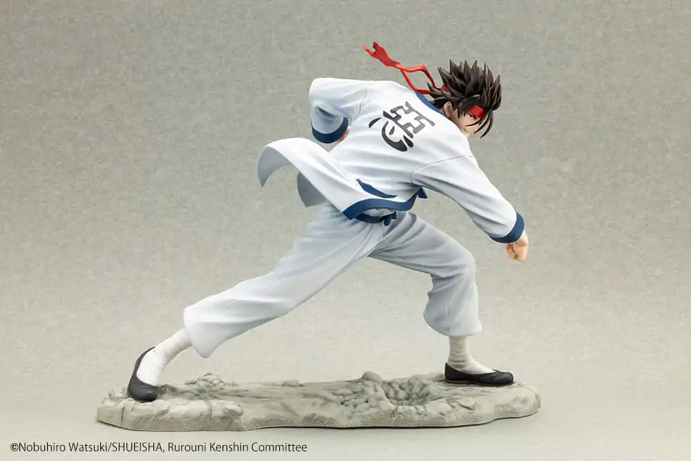 Rurouni Kenshin ARTFXJ 1/8 Sanosuke Sagara szobor figura 18 cm termékfotó