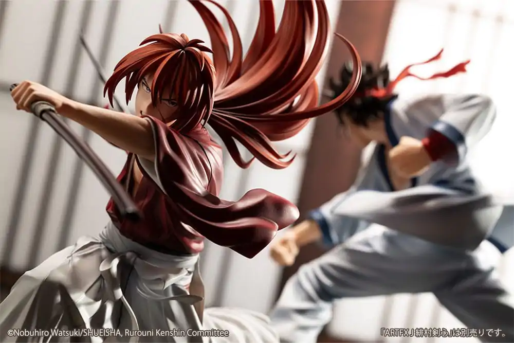 Rurouni Kenshin ARTFXJ 1/8 Sanosuke Sagara szobor figura 18 cm termékfotó