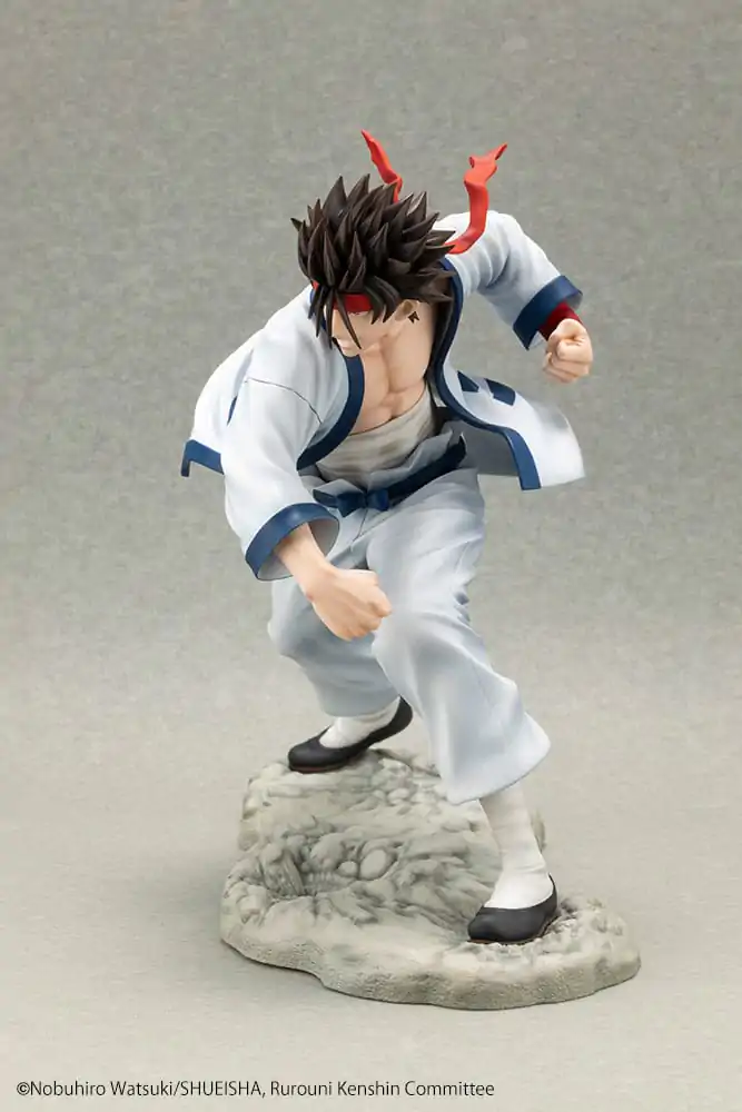 Rurouni Kenshin ARTFXJ 1/8 Sanosuke Sagara szobor figura 18 cm termékfotó