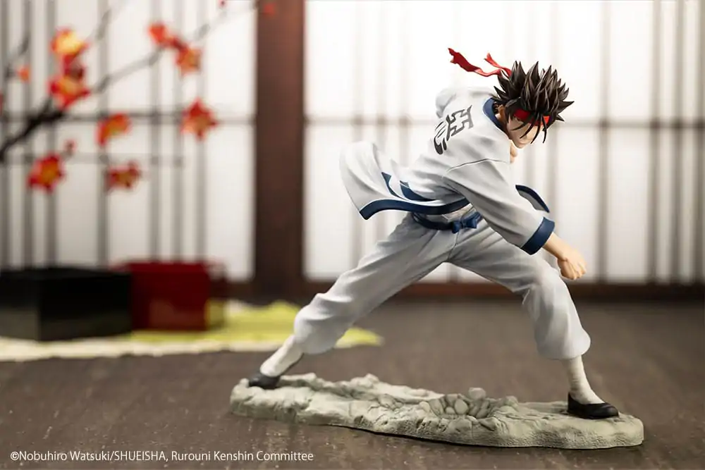 Rurouni Kenshin ARTFXJ 1/8 Sanosuke Sagara szobor figura 18 cm termékfotó