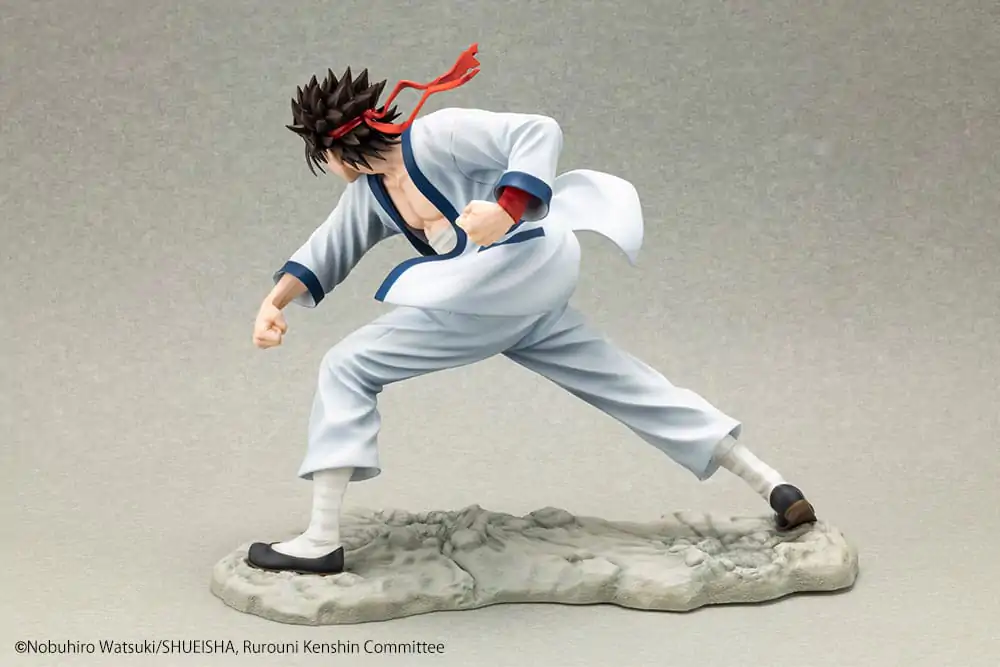 Rurouni Kenshin ARTFXJ 1/8 Sanosuke Sagara szobor figura 18 cm termékfotó