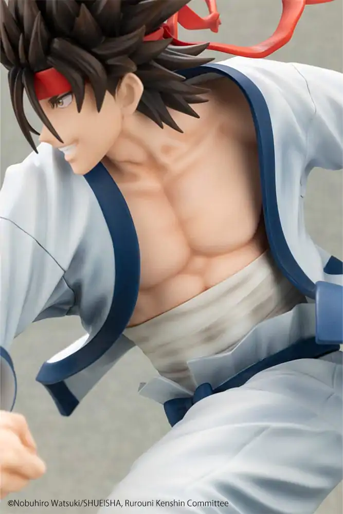 Rurouni Kenshin ARTFXJ 1/8 Sanosuke Sagara szobor figura 18 cm termékfotó