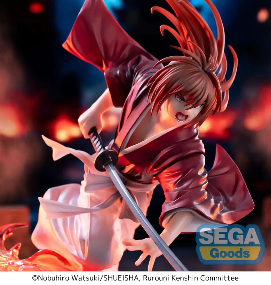 Rurouni Kenshin Luminasta "Rurouni Kenshin" "Kenshin Himura" PVC szobor figura 15 cm termékfotó