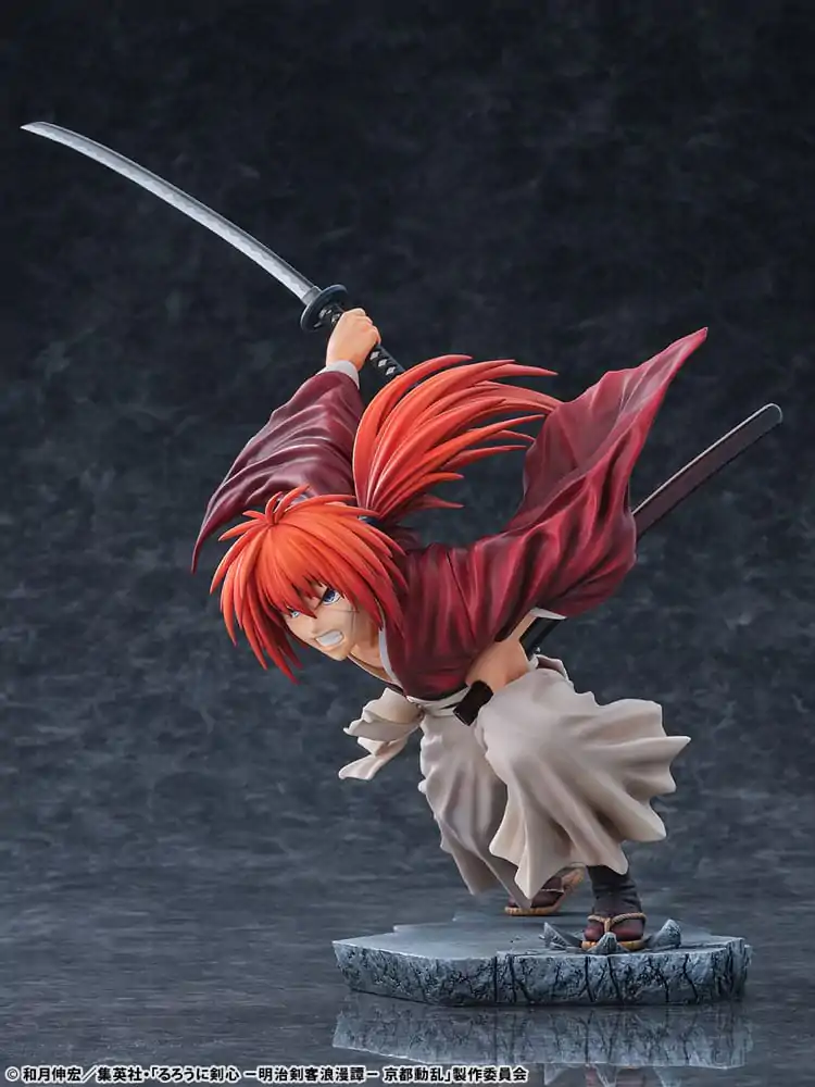 Rurouni Kenshin: Meiji Kenkaku Romantan Kyoto Douran 1/6 Kenshin Himura Dragon Flight of Heaven Ver. PVC szobor figura 26 cm termékfotó