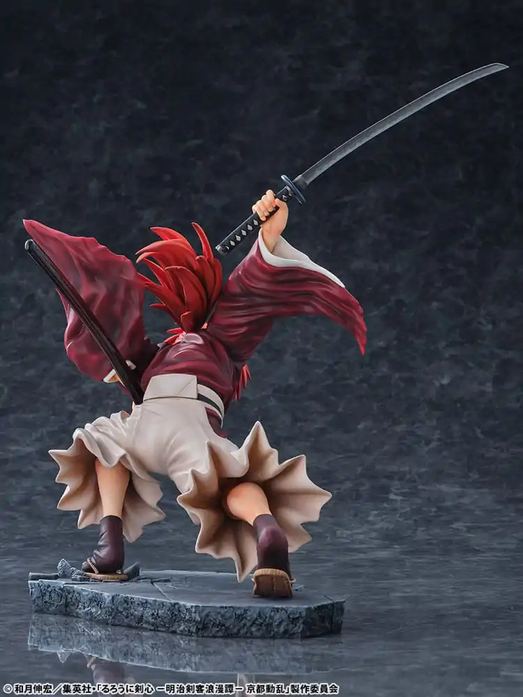 Rurouni Kenshin: Meiji Kenkaku Romantan Kyoto Douran 1/6 Kenshin Himura Dragon Flight of Heaven Ver. PVC szobor figura 26 cm termékfotó