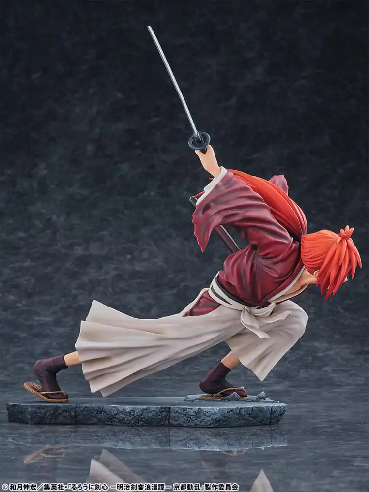 Rurouni Kenshin: Meiji Kenkaku Romantan Kyoto Douran 1/6 Kenshin Himura Dragon Flight of Heaven Ver. PVC szobor figura 26 cm termékfotó