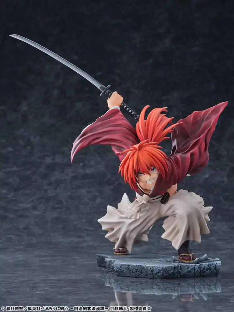 Rurouni Kenshin: Meiji Kenkaku Romantan Kyoto Douran 1/6 Kenshin Himura Dragon Flight of Heaven Ver. PVC szobor figura 26 cm termékfotó