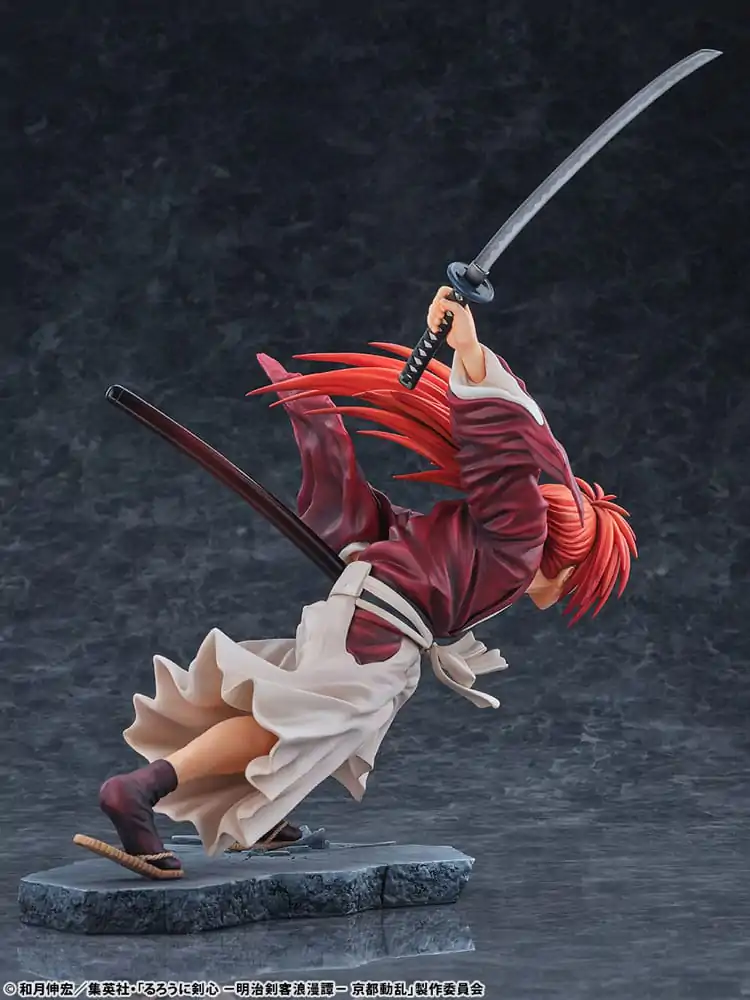Rurouni Kenshin: Meiji Kenkaku Romantan Kyoto Douran 1/6 Kenshin Himura Dragon Flight of Heaven Ver. PVC szobor figura 26 cm termékfotó