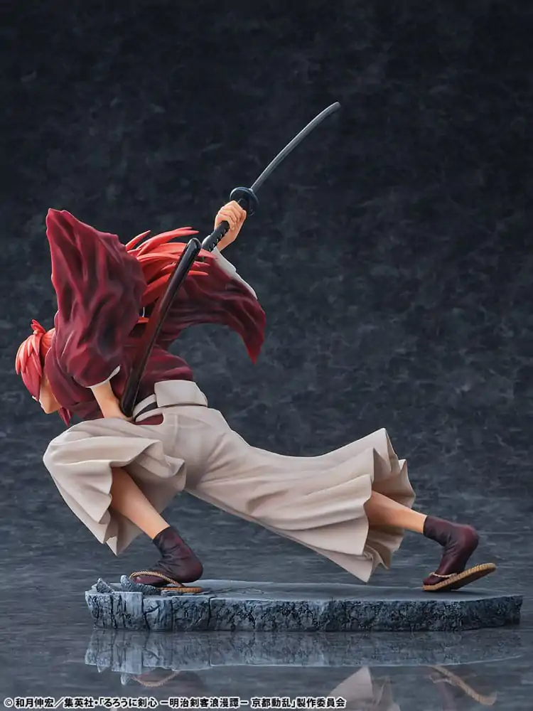 Rurouni Kenshin: Meiji Kenkaku Romantan Kyoto Douran 1/6 Kenshin Himura Dragon Flight of Heaven Ver. PVC szobor figura 26 cm termékfotó