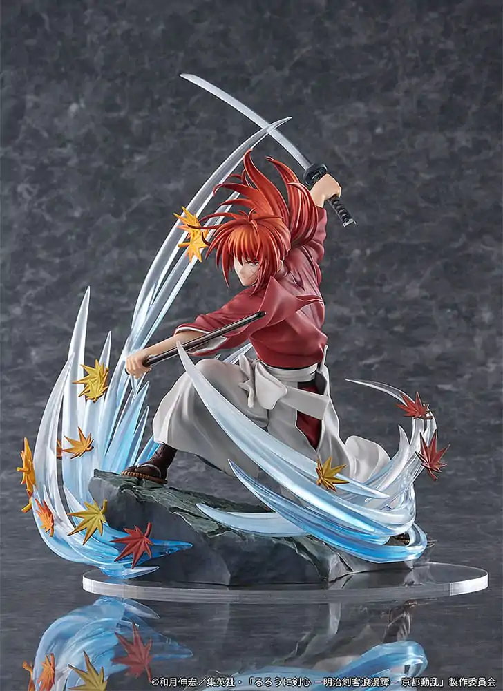 Rurouni Kenshin: Meiji Kenkaku Romantan Kyoto Douran 1/7 Kenshin Himura Souryusen Ver. PVC szobor figura 27 cm termékfotó