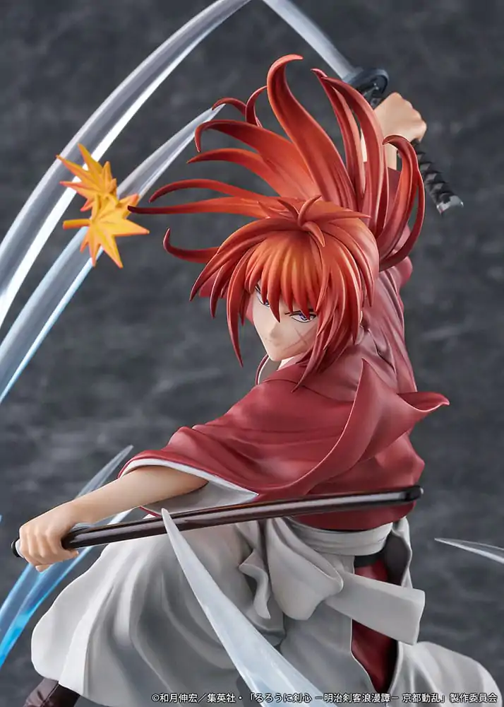 Rurouni Kenshin: Meiji Kenkaku Romantan Kyoto Douran 1/7 Kenshin Himura Souryusen Ver. PVC szobor figura 27 cm termékfotó