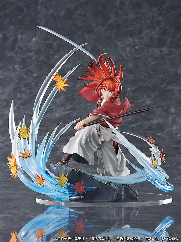 Rurouni Kenshin: Meiji Kenkaku Romantan Kyoto Douran 1/7 Kenshin Himura Souryusen Ver. PVC szobor figura 27 cm termékfotó