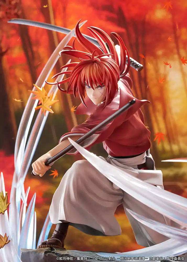 Rurouni Kenshin: Meiji Kenkaku Romantan Kyoto Douran 1/7 Kenshin Himura Souryusen Ver. PVC szobor figura 27 cm termékfotó