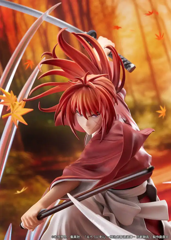 Rurouni Kenshin: Meiji Kenkaku Romantan Kyoto Douran 1/7 Kenshin Himura Souryusen Ver. PVC szobor figura 27 cm termékfotó