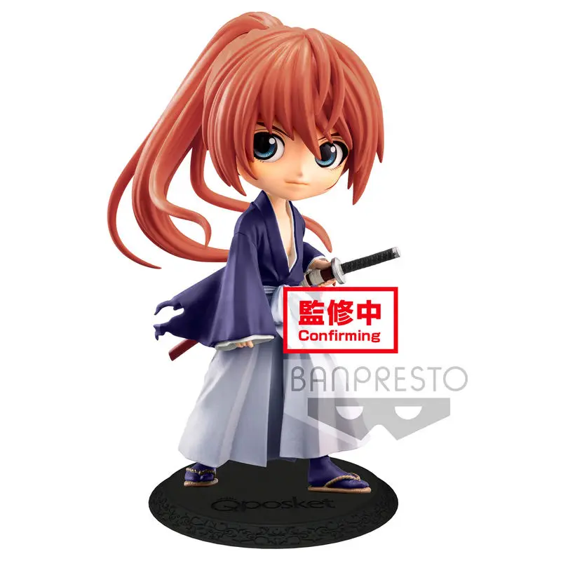Rurouni Kenshin Meiji Swordsman Romantic Story Battousai Himura Q Posket B figura 14cm termékfotó