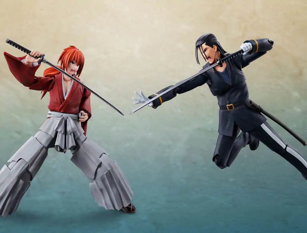 Rurouni Kenshin: Meiji Swordsman Romantic Story S.H. Figuarts akciófigura Hajime Saito 17 cm termékfotó