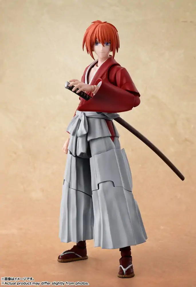 Rurouni Kenshin: Meiji Swordsman Romantic Story S.H. Figuarts akciófigura Kenshin Himura 13 cm termékfotó