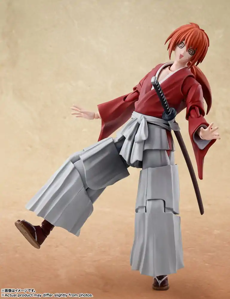 Rurouni Kenshin: Meiji Swordsman Romantic Story S.H. Figuarts akciófigura Kenshin Himura 13 cm termékfotó