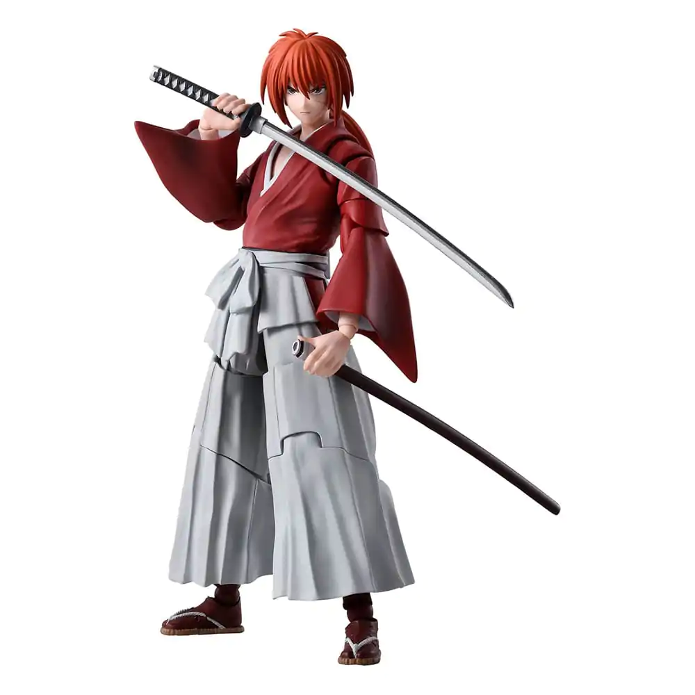 Rurouni Kenshin: Meiji Swordsman Romantic Story S.H. Figuarts akciófigura Kenshin Himura 13 cm termékfotó