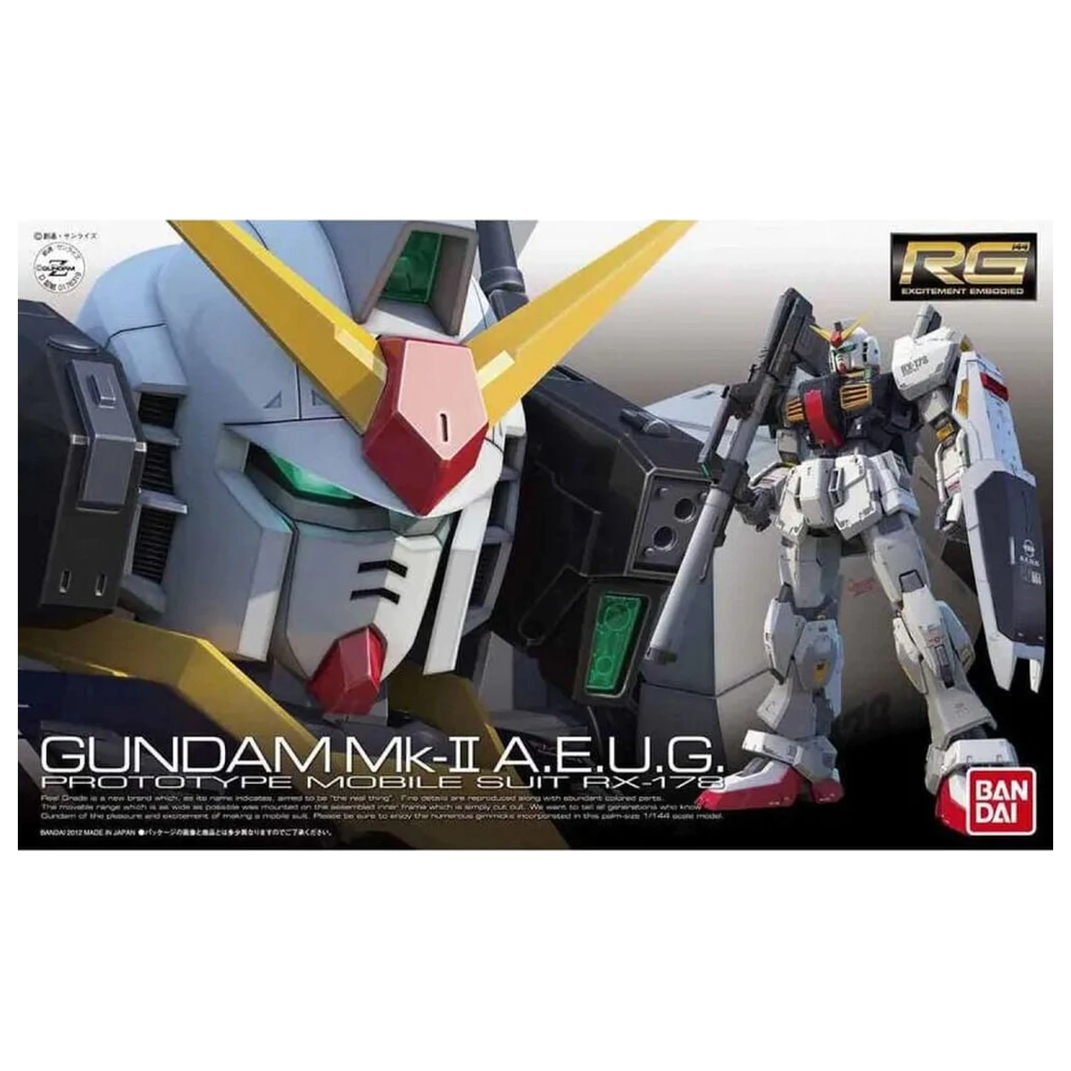 RX-178 Gundam Mk-II A.E.U.G. modell készlet RG 1/144 termékfotó