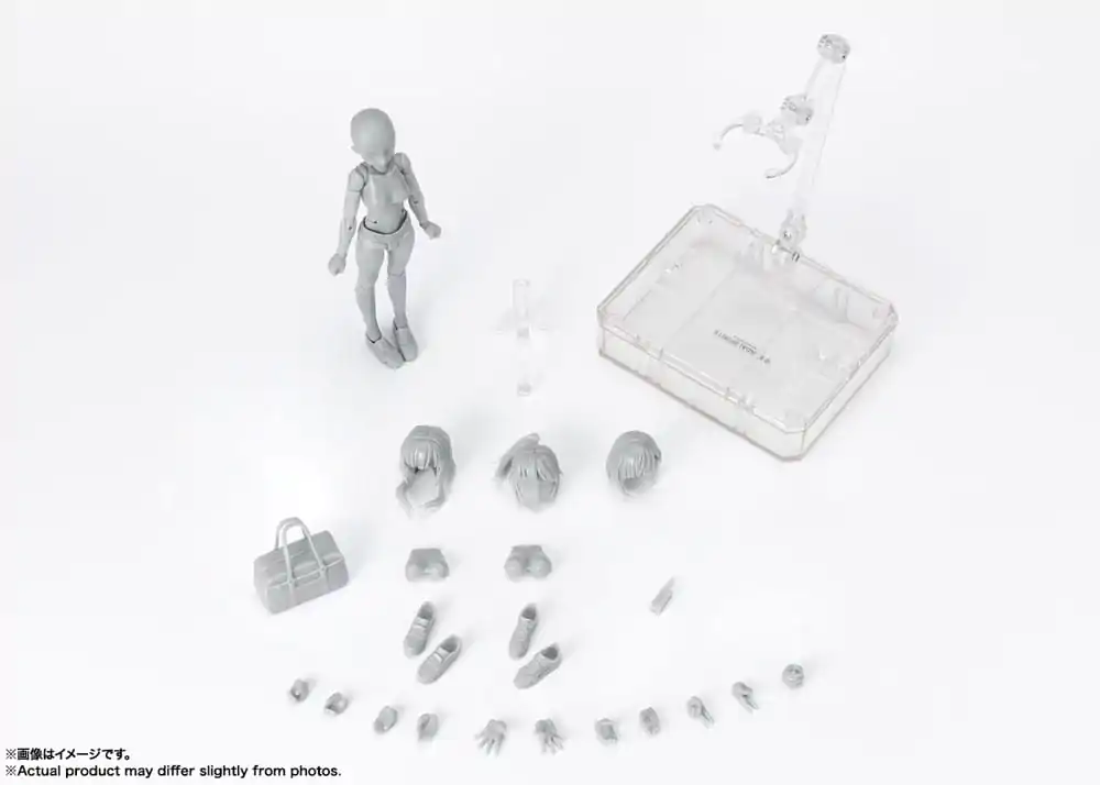S.H. Figuarts akciófigura Body-Chan School Life Edition DX Set (Gray Color Ver.) 13 cm termékfotó