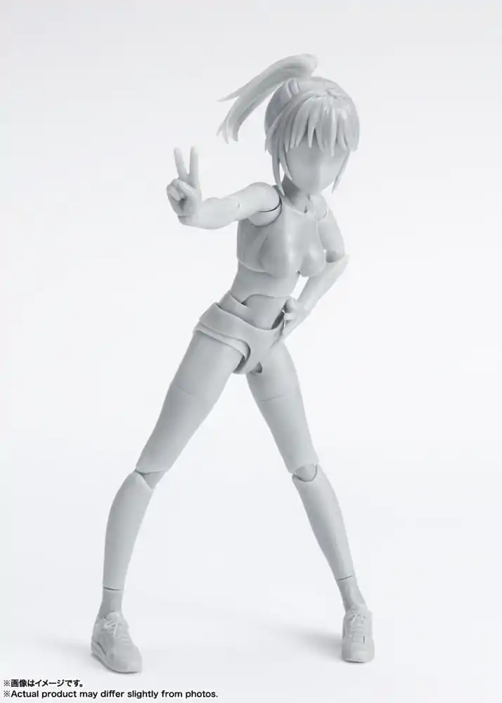 S.H. Figuarts akciófigura Body-Chan School Life Edition DX Set (Gray Color Ver.) 13 cm termékfotó