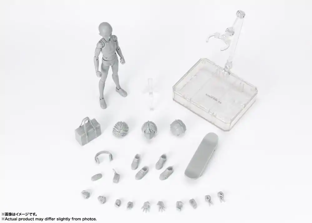 S.H. Figuarts akciófigura Body-Kun School Life Edition DX Set (Gray Color Ver.) 13 cm termékfotó