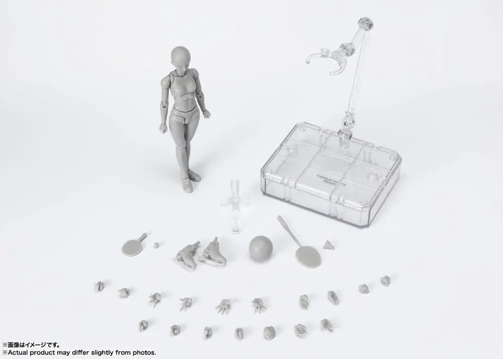S.H. Figuarts Body-Chan Sports Edition DX Set (Gray Color Ver.) akciófigura 14 cm termékfotó